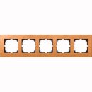 Merten MEG4055-3470 Holzrahmen 5-fach Buche M-PLAN