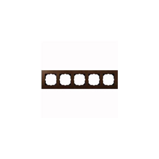 Merten MEG4055-3473 Holzrahmen 5-fach Walnuss M-PLAN