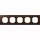 Merten MEG4055-3473 Holzrahmen 5-fach Walnuss M-PLAN