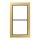 Jung FDME2982C Rahmen 2fach Messing