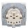 Busch-Jaeger 20 EUGK-34-101 SCHUKO® Steckdosen-Einsatz mit Klappdeckel (Thermoplast) Alpinweiß Allwetter 44® (IP 44) 2CKA002064A0289