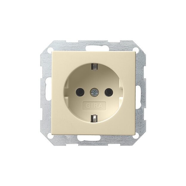 Gira 018001 Schuko SRK System 55 Cremeweiß