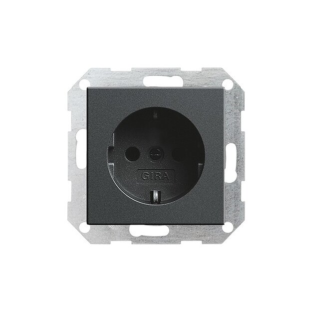Gira 018028 Schuko SRK System 55 Anthrazit