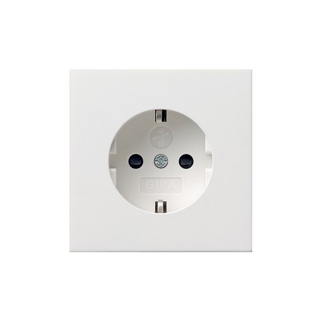 Gira 0183112 Schuko Shutter SRK Flächenschalter Reinweiß