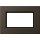 Gira 1001127 Abdeckrahmen 1,5-fach Gira Esprit Aluminium Braun