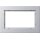 Gira 100125 Abdeckrahmen 1,5-fach Gira E2 Farbe Alu