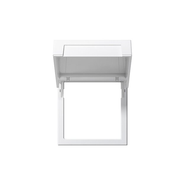 Gira 265803 Montagerahmen Klappdeckel System 55 Reinweiß