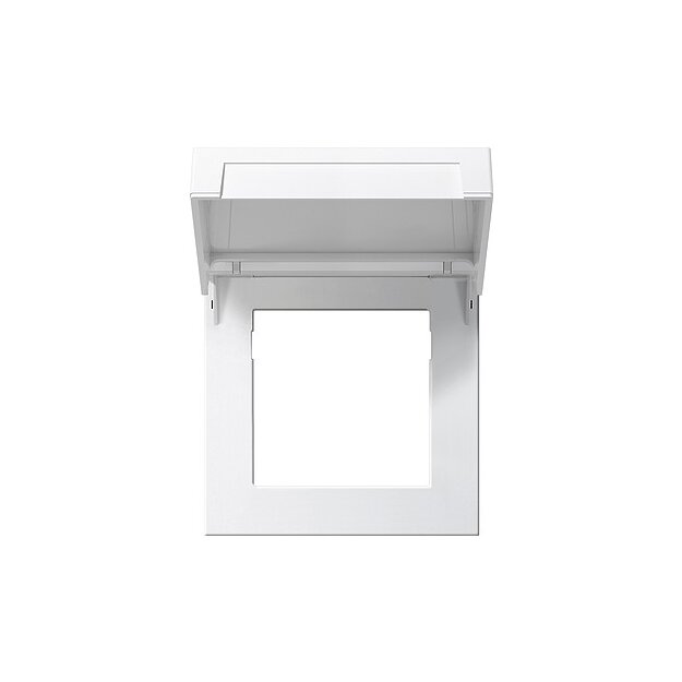 Gira 2658112 Montagerahmen Klappdeckel Flächenschalter Reinweiß