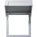 Gira 265826 Montagerahmen Klappdeckel System 55 Farbe Alu
