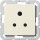 Gira 277201 Steckdose BS Round Pin 5 A Shutter System 55 Cremeweiß