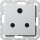 Gira 277426 Steckdose BS Round Pin 15 A Shutter System 55 Farbe Alu