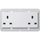Gira 278203 2-fach-Steckdose BS 13 A Shutter System 55 BS...