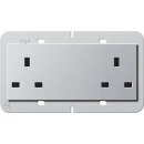 Gira 278226 2-fach-Steckdose BS 13 A Shutter System 55 BS...