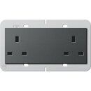 Gira 278228 2-fach-Steckdose BS 13 A Shutter System 55 BS...