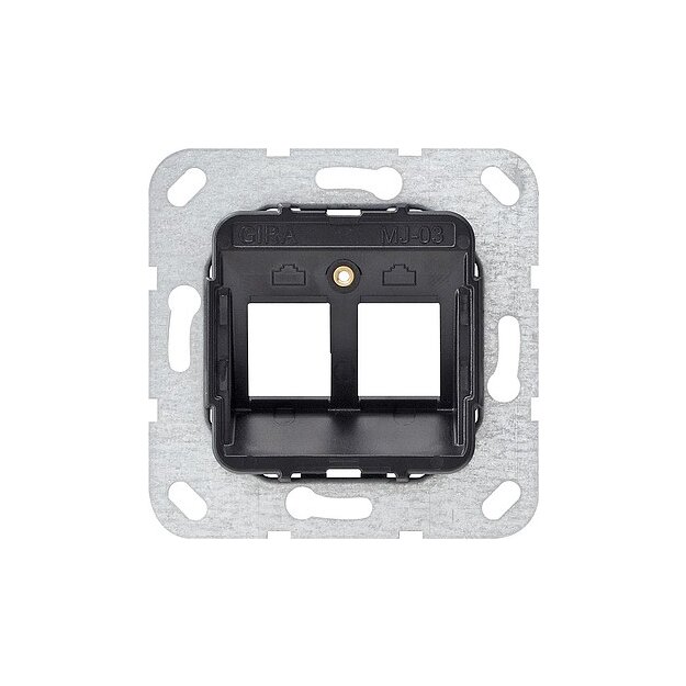 Gira 560300 Modular Jack-03 2-fach Tragring