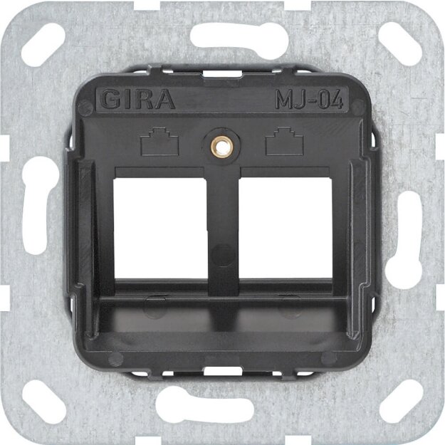 Gira 560400 Modular Jack-04 2-fach Tragring