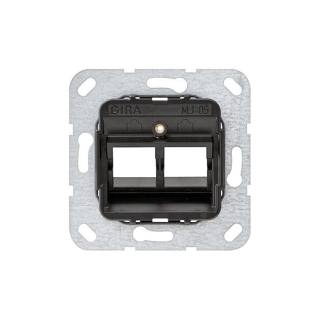 Gira 560500 Modular Jack-05 2-fach Tragring