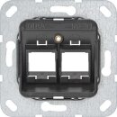 Gira 561000 Modular Jack-10 2-fach Tragring