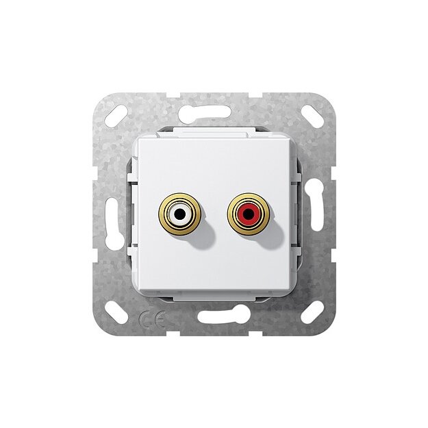Gira 563103 C-Audio Kupplung Einsatz Reinweiß