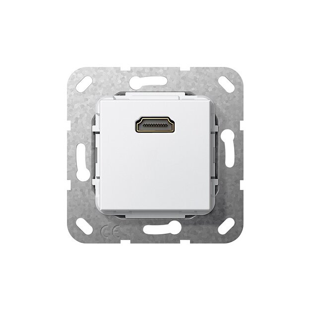 Gira 567003 HDMI™ K-Peitsche Einsatz Reinweiß