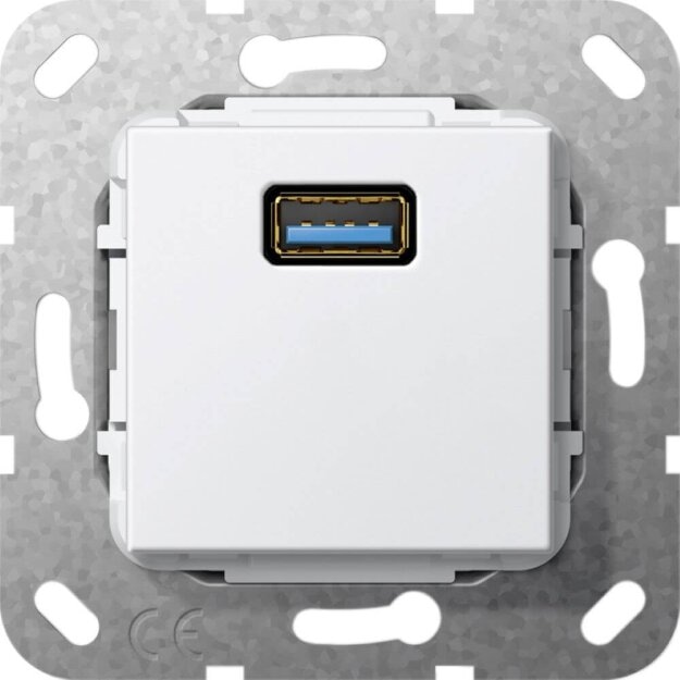 Gira 568203 USB 3.0 A Kupplung Einsatz Reinweiß