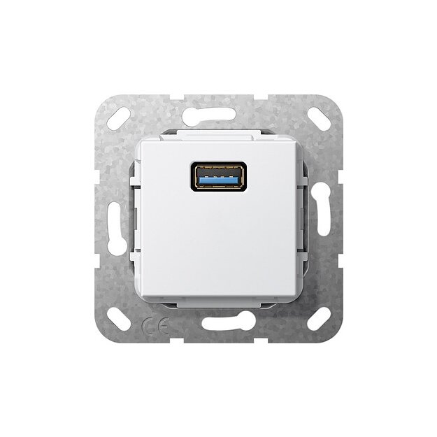 Gira 568303 USB 3.0 A K-Peitsche Einsatz Reinweiß