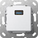 Gira 568303 USB 3.0 A K-Peitsche Einsatz Reinweiß