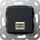Gira 569610 Modular Jack RJ45 Cataster6A 10 Gbit Einsatz Schwarz matt