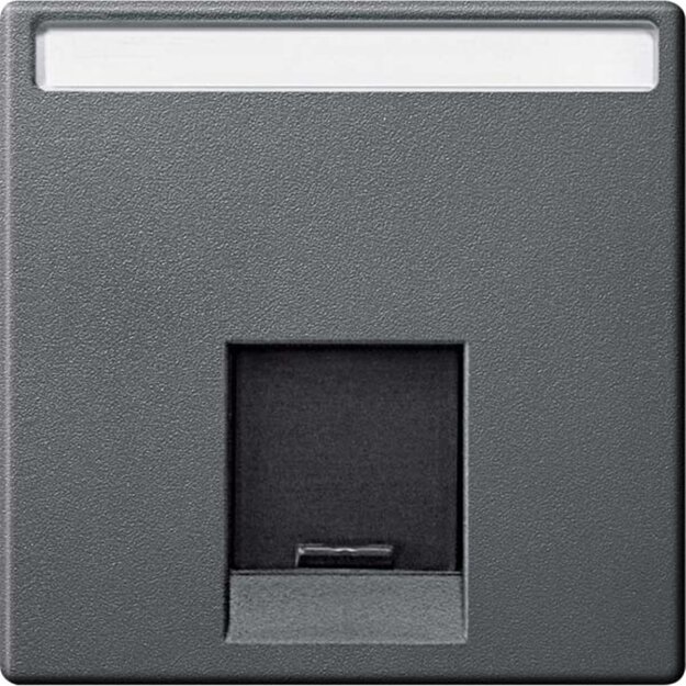 Merten MEG4573-0414 Zentralplatte für Schneider Electric-Connector 1-fach Anthrazit System M