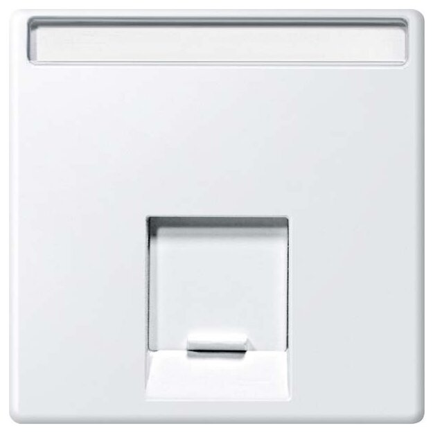 Merten MEG4573-0419 Zentralplatte für Schneider Electric-Connector 1-fach Polarweiß System M