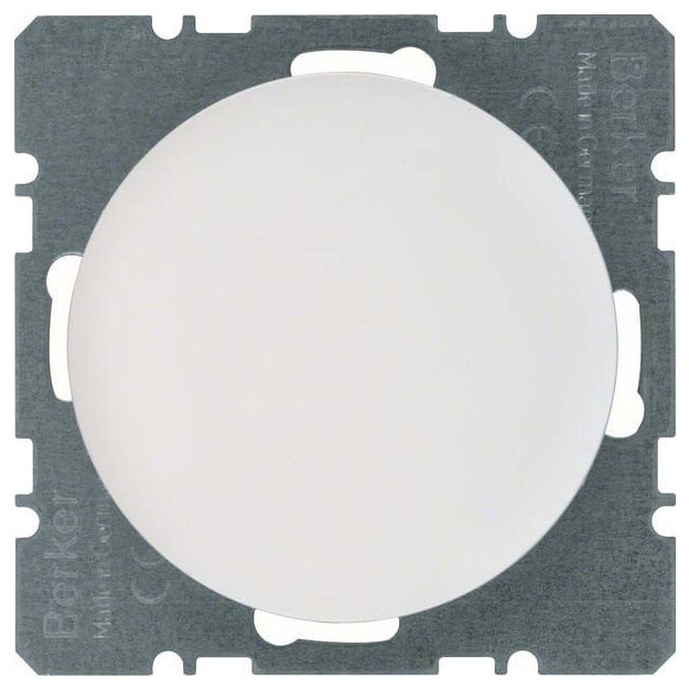Berker 10092089 Blindverschluss mit Zentralstück R.1/R.3 Polarweiß glänzend