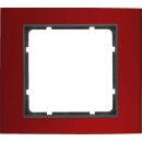 Berker 10113012 Rahmen 1-fach B.3 Alu Rot/Anthrazit