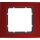 Berker 10113012 Rahmen 1-fach B.3 Alu Rot/Anthrazit
