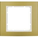 Berker 10113046 Rahmen 1-fach B.3 Alu gold/Polarweiß