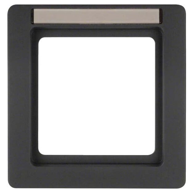 Berker 10116016 Rahmen 1-fach mit Beschriftungsfeld Q.1 Anthrazit samt