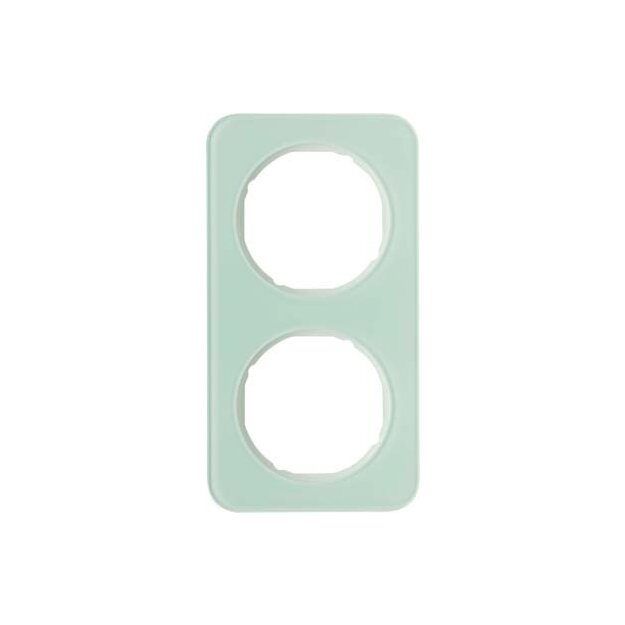 Berker 10122109 Rahmen 2-fach R.1 Glas Polarweiß