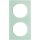 Berker 10122209 Rahmen 2-fach R.3 Glas Polarweiß
