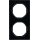 Berker 10122216 Rahmen 2-fach R.3 Glas Schwarz