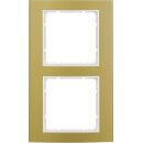 Berker 10123046 Rahmen 2-fach B.3 Alu gold/Polarweiß