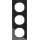 Berker 10132216 Rahmen 3-fach R.3 Glas Schwarz