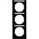 Berker 10132225 Rahmen 3-fach mit Beschriftungsfeld R.3...