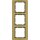Berker 10133016 Rahmen 3-fach B.3 Alu gold/Anthrazit