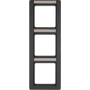Berker 10136016 Rahmen 3-fach mit Beschriftungsfeld Q.1...