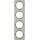 Berker 10142104 Rahmen 4-fach R.1 Edelstahl/Schwarz