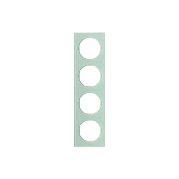 Berker 10142209 Rahmen 4-fach R.3 Glas Polarweiß