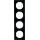 Berker 10142245 Rahmen 4-fach R.3 Schwarz glänzend
