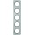 Berker 10152184 Rahmen 5-fach R.1 Alu/Schwarz