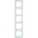 Berker 10152209 Rahmen 5-fach R.3 Glas Polarweiß