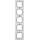 Berker 10152284 Rahmen 5-fach R.3 Alu/Schwarz