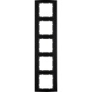 Berker 10153005 Rahmen 5-fach B.3 Alu Schwarz/Anthrazit